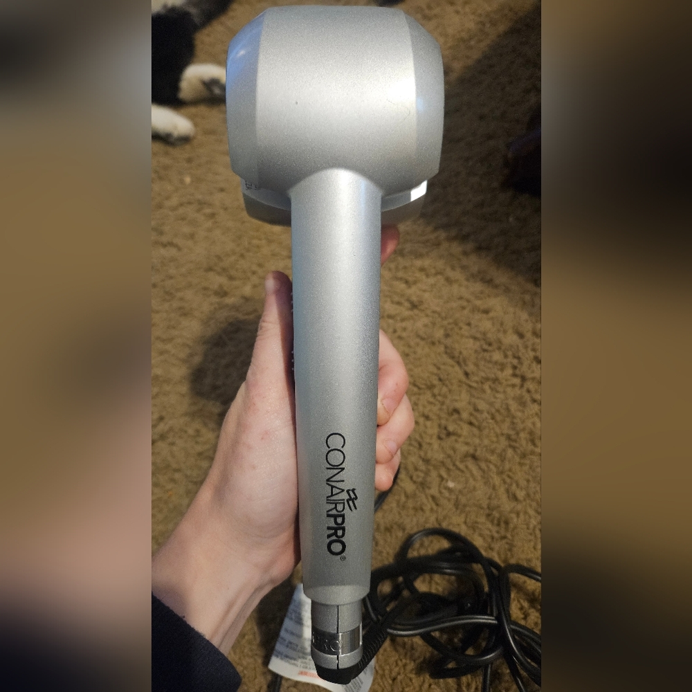 Silver Hair Styling Tool for Effortless Shine